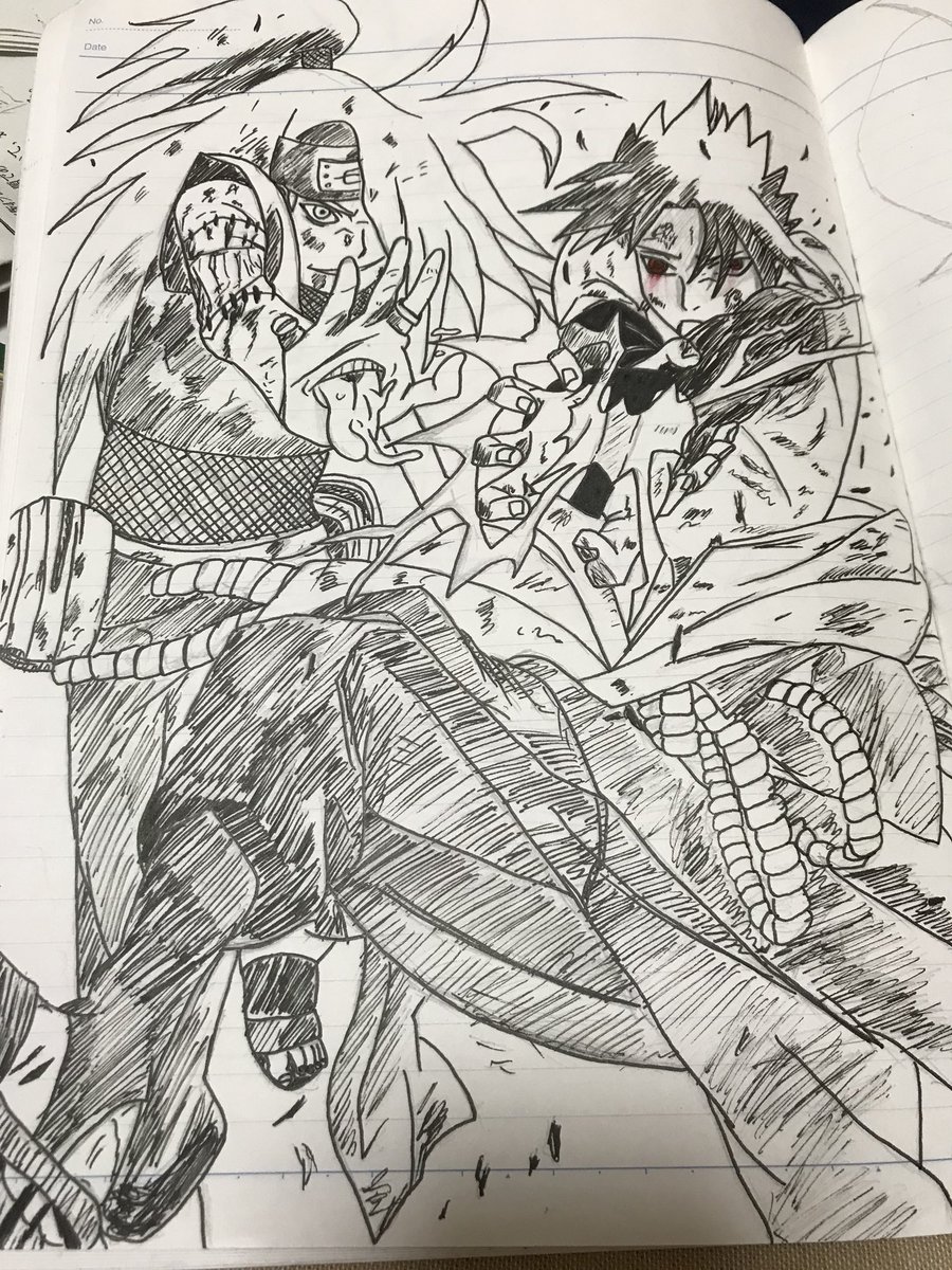 ゆっきぃ Pa Twitter サスケとデイダラ描いてみた もしよければフォローお願いします ナルト Naruto サスケ デイダラ サスケとデイダラ ナルト好きと繋がりたい