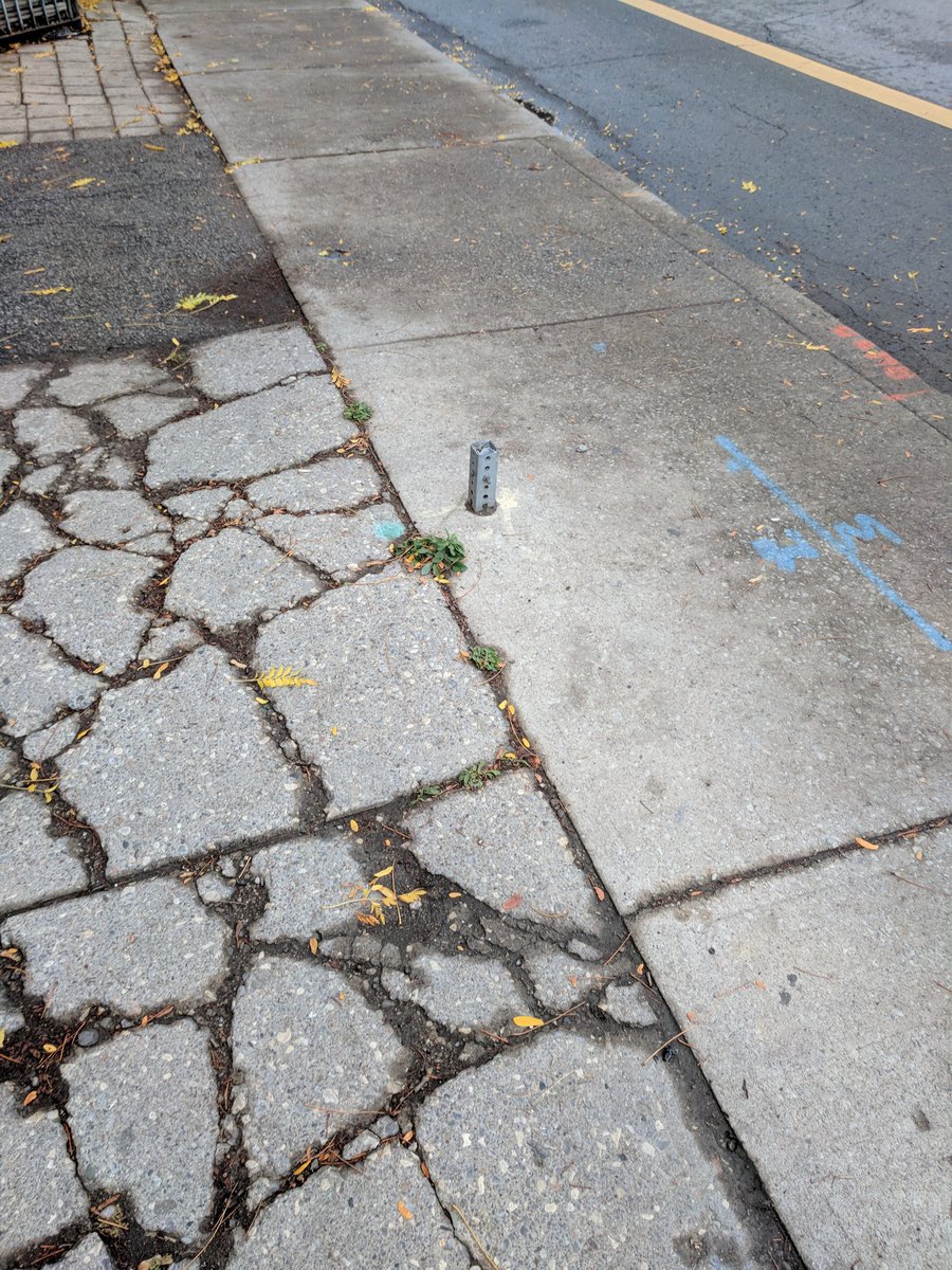 Dominique (@dumestaubin) on Twitter photo .<a href="/TorontoComms/">TorontoComms</a> tripped over this thing yesterday and really hurt myself falling. Security hazard much? Richmond/Palmerston .<a href="/TorontoComms/">TorontoComms</a> tripped over this thing yesterday and really hurt myself falling. Security hazard much? Richmond/Palmerston
