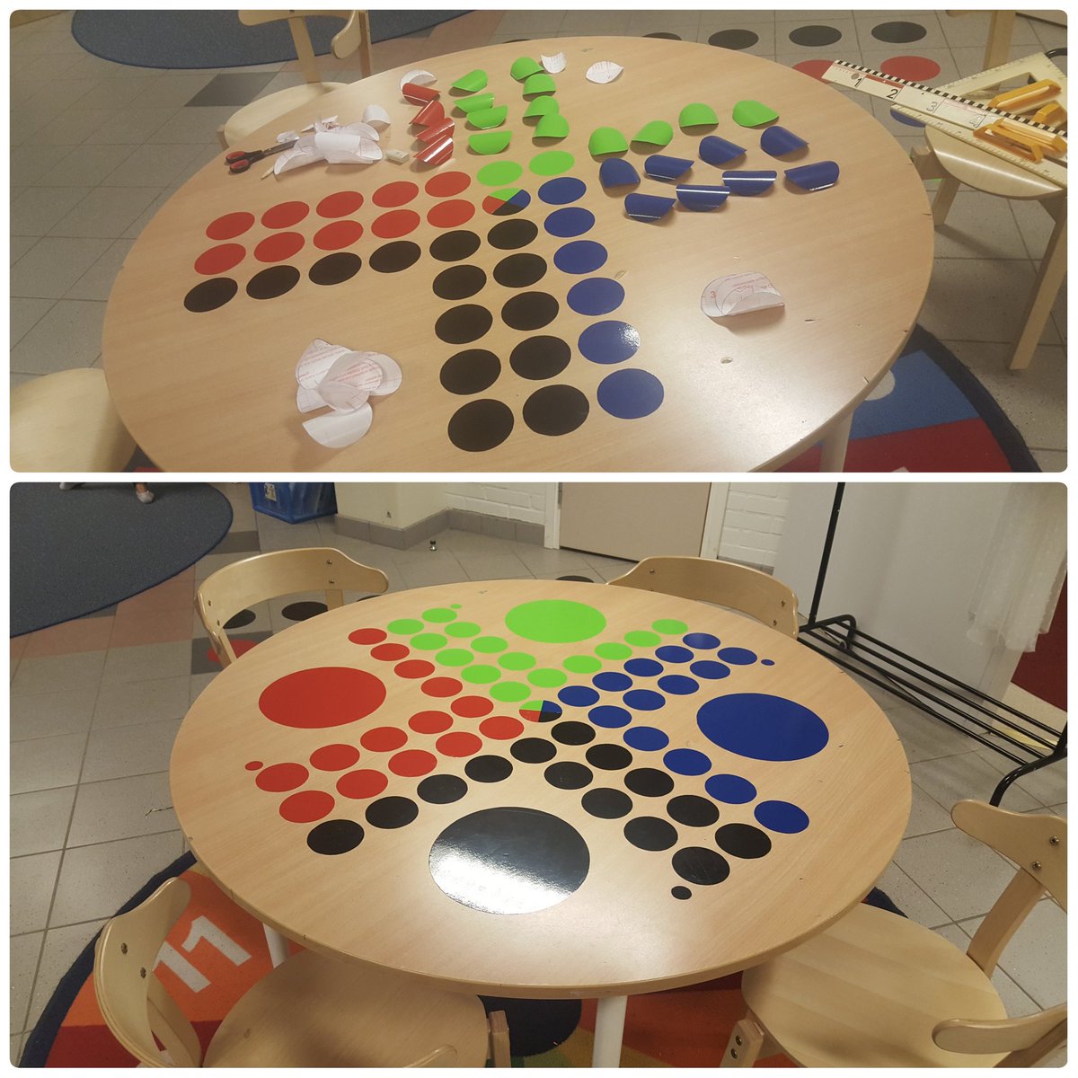 KrpfpHelena's tweet photo. Fixade ett #fiamedknuff #spel  till #barnen på #fritidshemmet #Regnbågen idag. Bara spelpjäserna kvar att fixa. #Kronoparksskolan #Karlstad https://t.co/xG9ZT863vQ