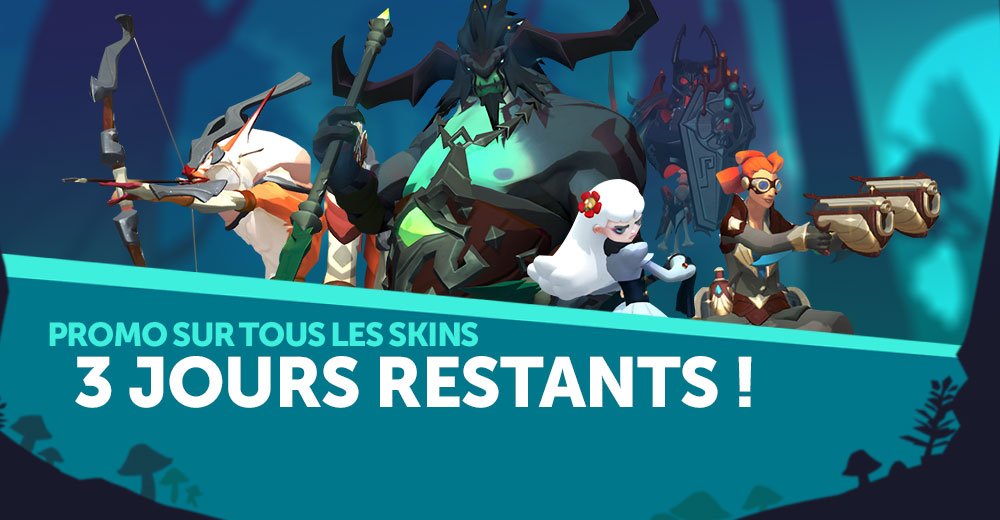 GoGigantic_FR's tweet photo. Démarrez le week-end du bon pied en vous offrant la tenue ou l'arme de vos rêves, avec de 20 % à 30 % de réduction sur tous les skins ! https://t.co/X6CjwjwmOQ
