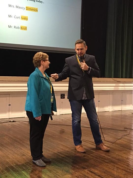 SherryCoker's tweet photo. #CSiSGF17 the vision of this great lady, Maxcy Dimmick. Jarrett Middle School is very blessed to have her! https://t.co/Kt3jsD8gKE