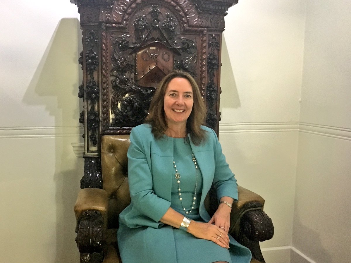amanda_clack's tweet photo. Finally managed a seat in the #RICSPresidents Chair in my last week as President before #RICSGC in Toronto & @JohnHughesTO Inauguration https://t.co/p9r8wd24lD