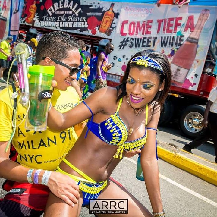 BacchanalJA's tweet photo. Ready for the road!?!! Its that time again for a season of rum and fun! #BacchanalCarnival2018 #Carnivalinjamaica #wotless #flashbackfriday #SocaIsLife #socamusic #CarnivalSunday #costume #livemilife https://t.co/N0ZULXH9jq