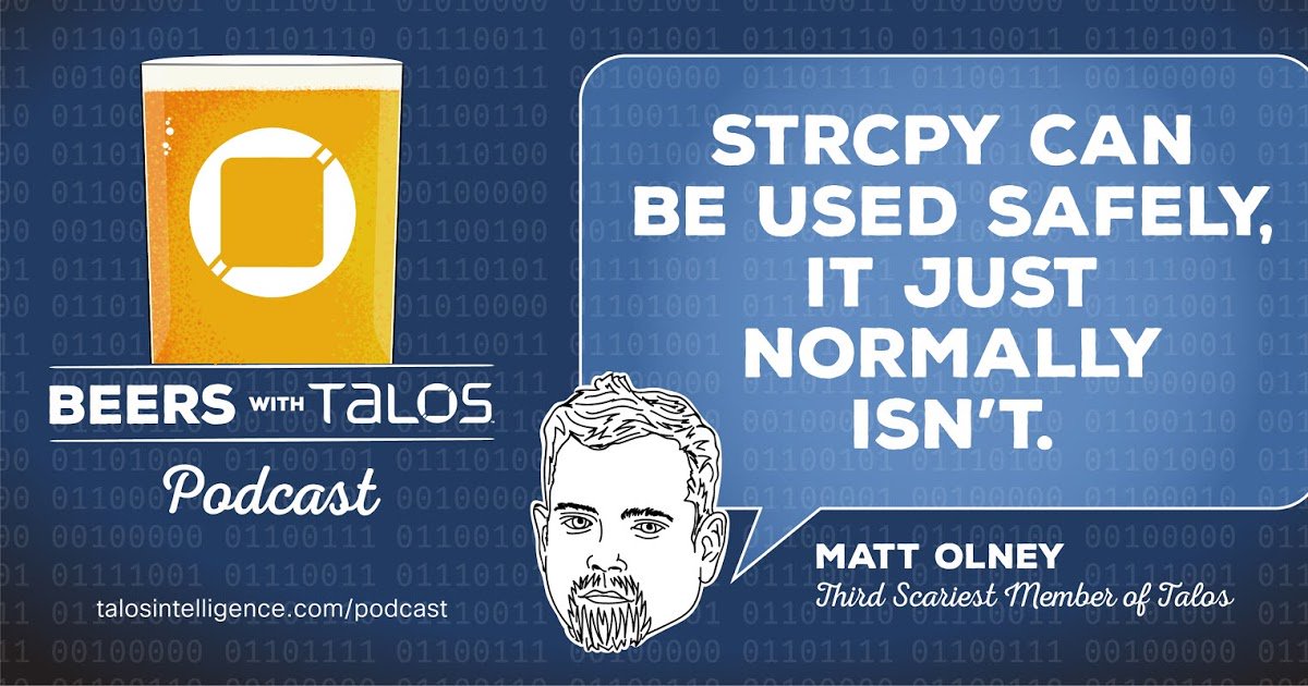 TalosSecurity's tweet photo. Beers with Talos EP 16: Strong Copy - Bad Rabbit and the Nyetya Connection https://t.co/vjEGM1BJEe https://t.co/4YK0rm13jD