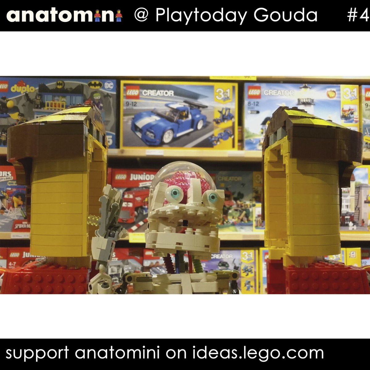 stephanix3D's tweet image. Wow, #anatomini was present at the 5th-birthday of LEGO-shop Gouda, and out of the blue I met @AIatariel over there! Dutch/Swedish and 2 #LEGOIdeas on the shelves allready! ideas.lego.com/profile/Alatar… … #LEGOIdeasInTheWild