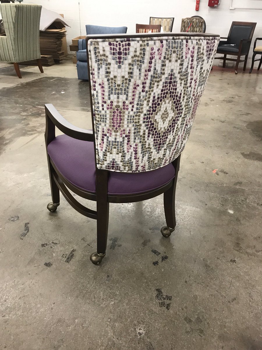 fairfieldchair's tweet photo. #straightfromthefactoryfloorfriday #contrastfabric #aztecpattern https://t.co/QjCHVszsrl