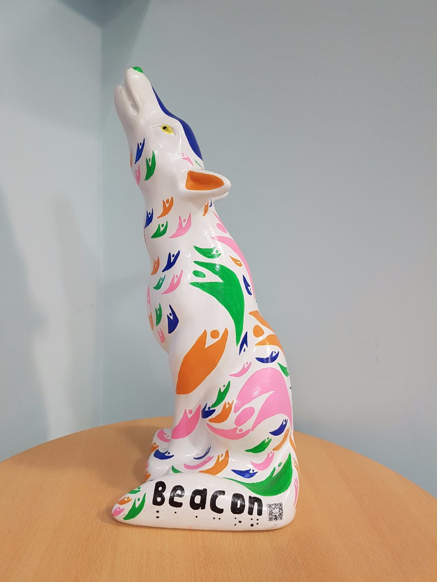 BeaconCentre's tweet photo. Our wolf has returned from @Wolvesinwolvo to the pack here at Beacon - we need your help to name him now pls. #nameourwolf https://t.co/mWAAOXlJDx