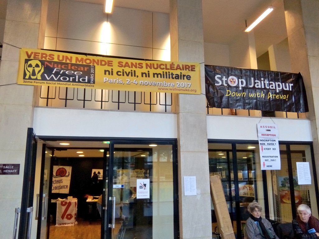 stopnucl's tweet photo. Forum Social Mondial anti #nucléaire jusqu'au 4 nov. à Paris
#FSMA #FSMAntinucleaire #Fukushima #sortonsdunucleaire
#StopFessenheim @sdnfr https://t.co/xvcBaHSvcW
