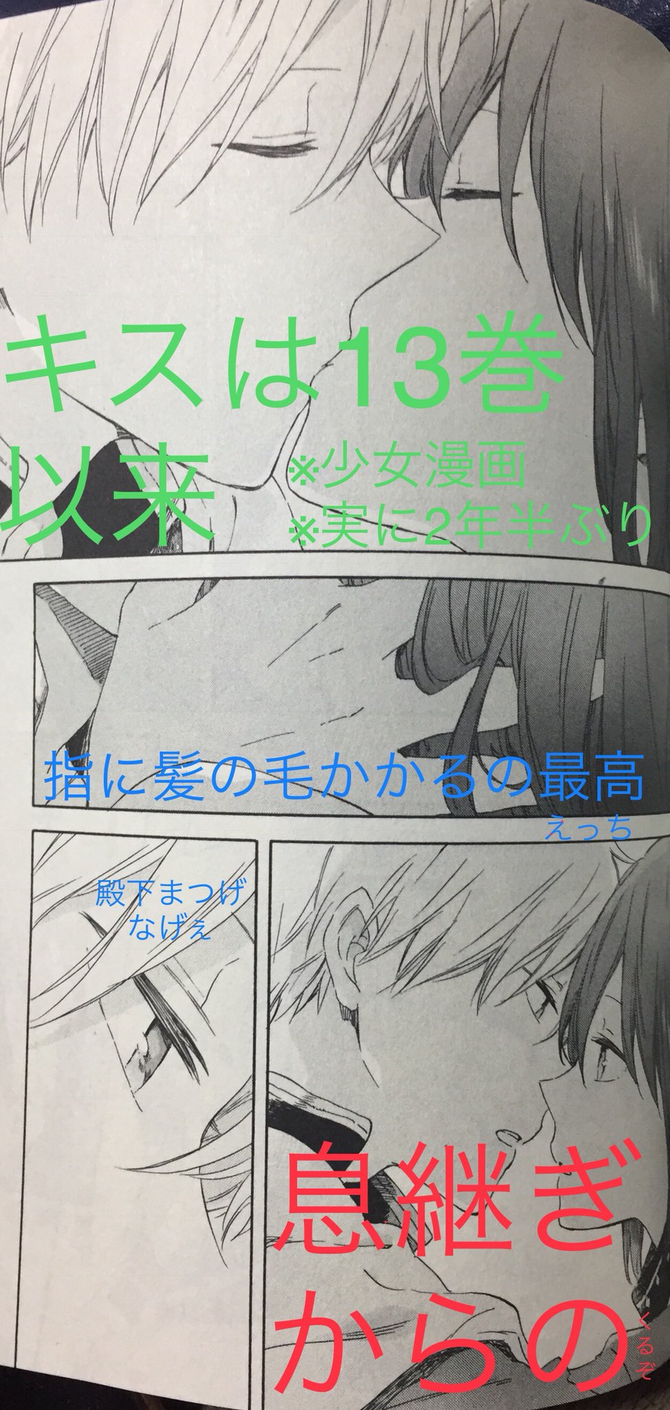 きいら 赤髪の白雪姫18巻のキスシーンが好きすぎて手を止められなかった T Co Rvix9jm0j3 Twitter