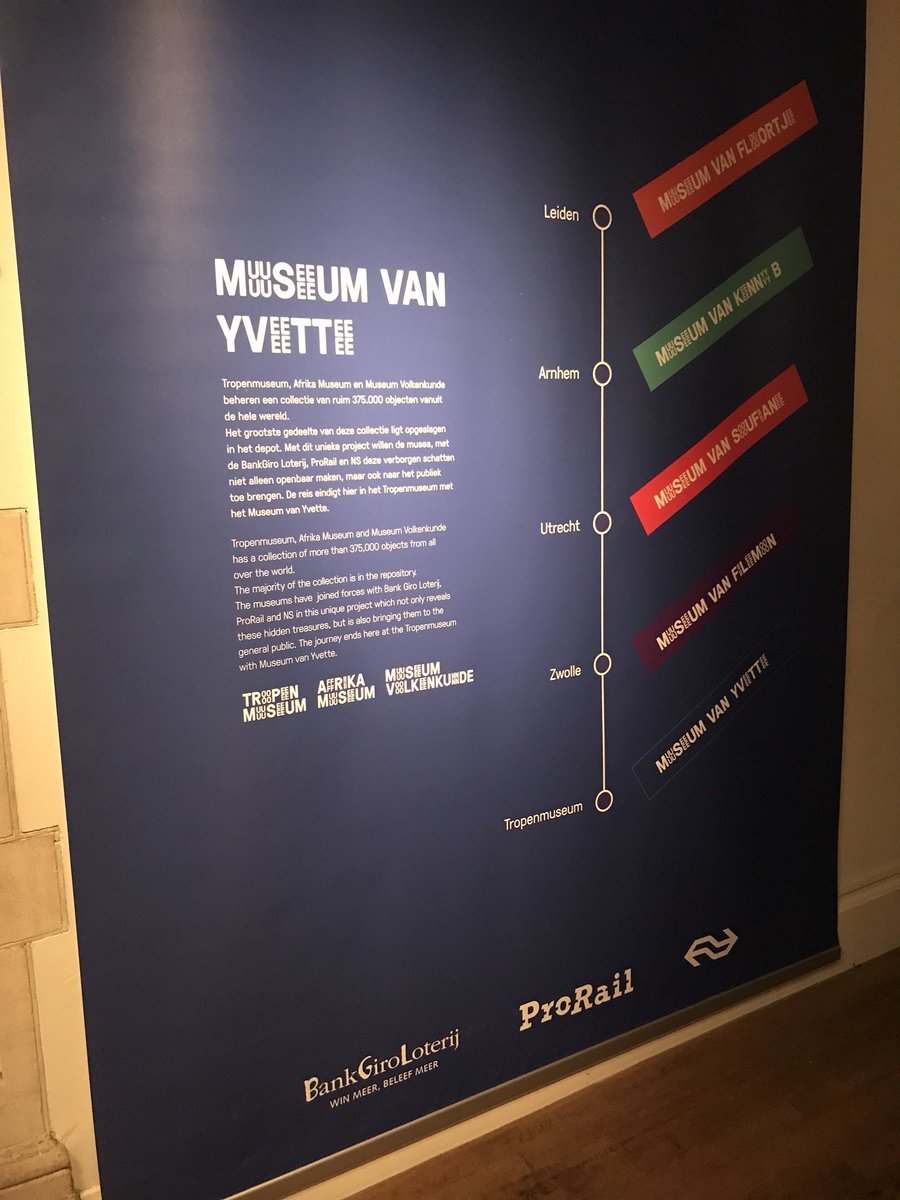 carlavanbuuren's tweet photo. Kom naar het #museumvan Yvette van Boven als je meer wil weten van wereld eetculturen @prorail https://t.co/TkJMfHDrfz https://t.co/I1nPRTCdSl