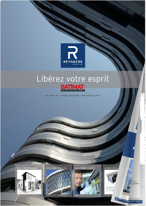 REYNAERS_FRANCE's tweet photo. Découvrez en avant-première le journal de Reynaers Aluminium spécial @BATIMAT 
https://t.co/cNnReY0F30 https://t.co/lNXlDHNtED