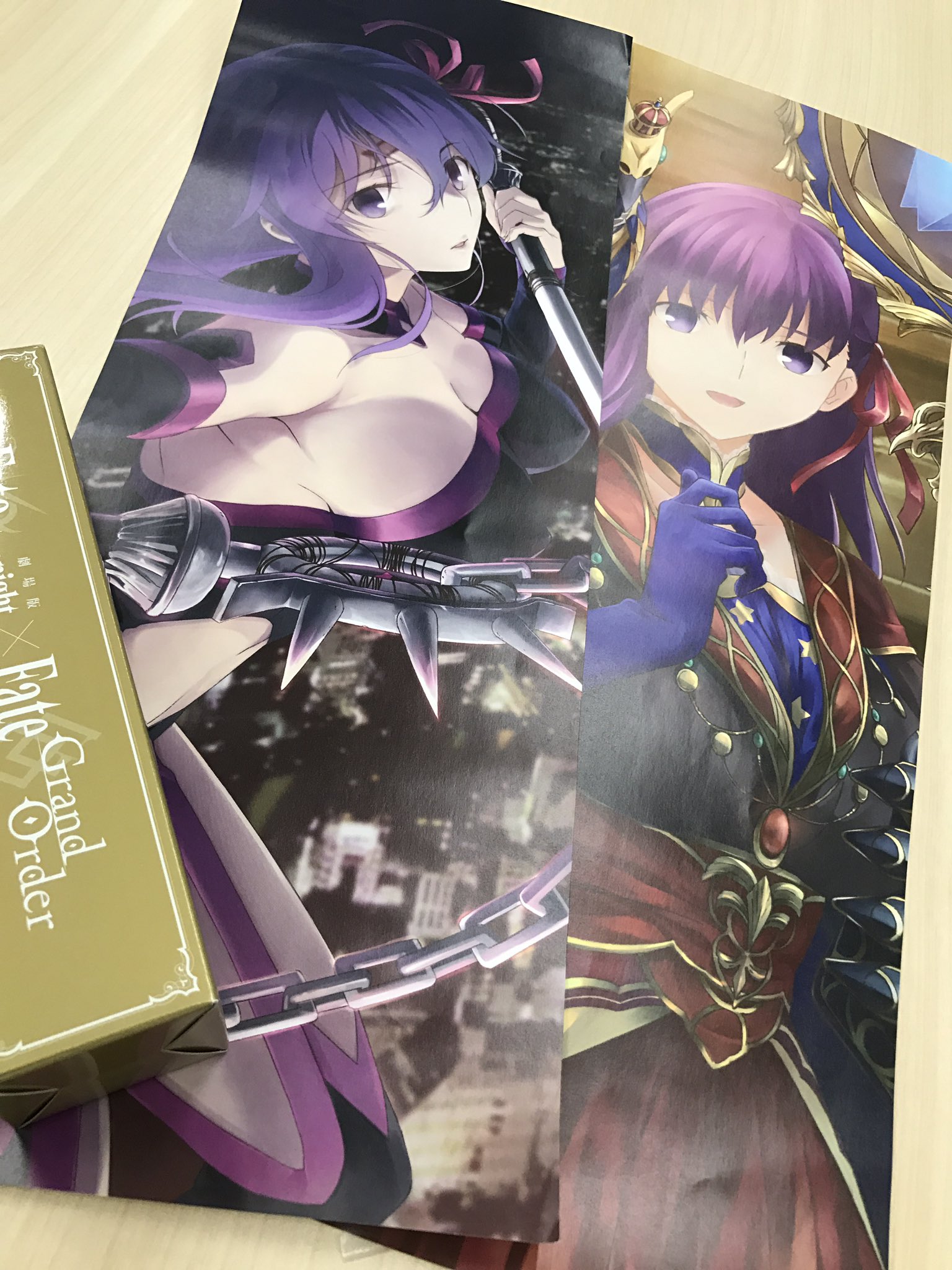 希少 Fate/stay night 献血コラボ入手困難非売品ポスター