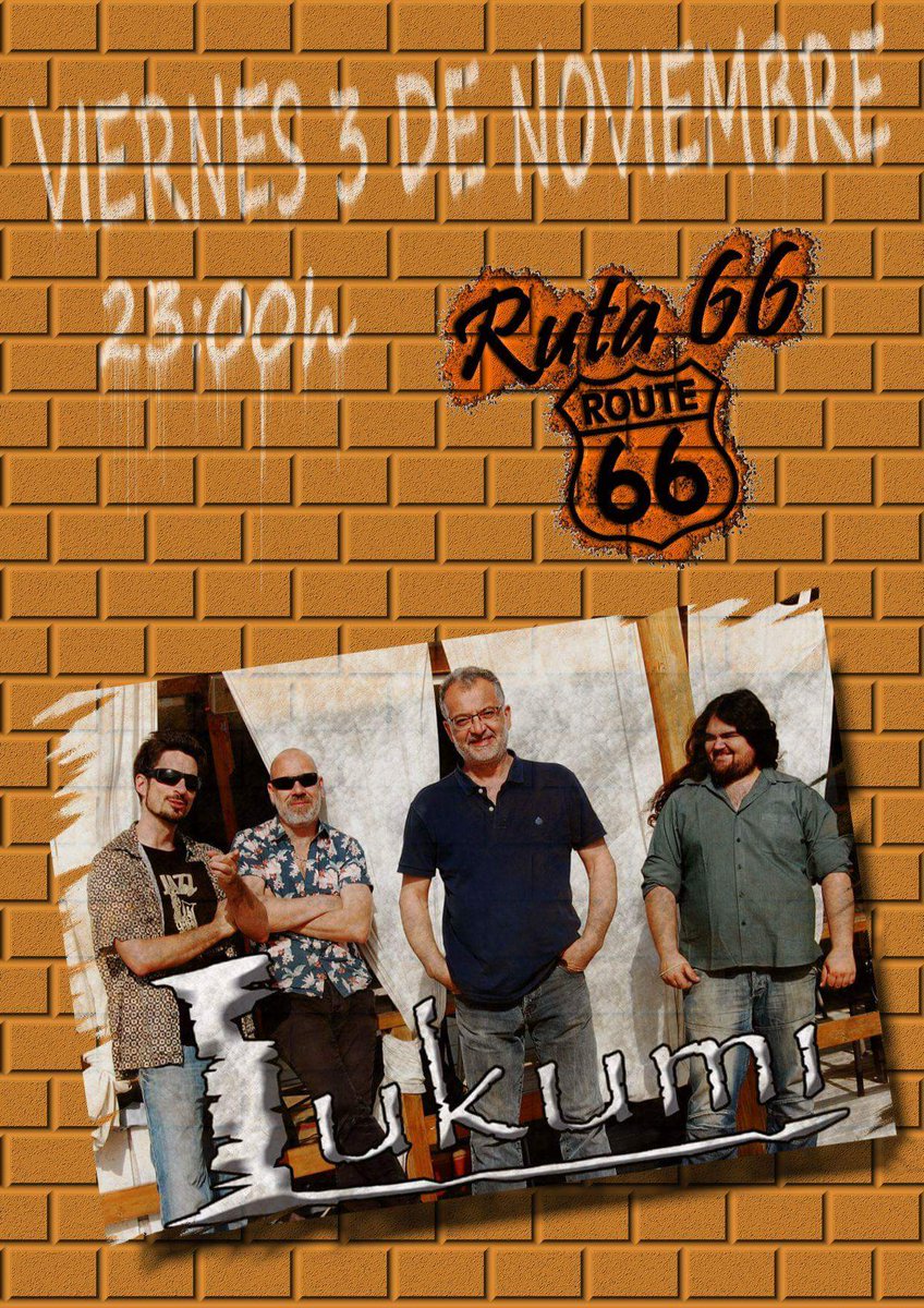 Route66Sevilla's tweet photo. Viernes 3 de Noviembre!!
Lukumi
Banda de rhythm &amp; blues, swing, soul, funk... que deleitará hasta a los más exigentes en el terreno musical. https://t.co/h8A1BDfE8v