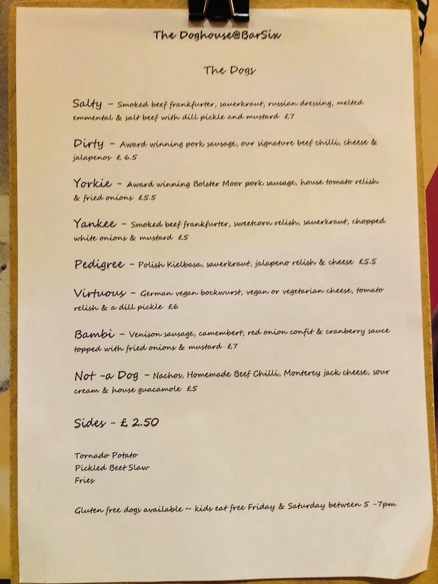 BarsixRudd's tweet photo. The Doghouse @BarsixRudd now serving their gourmet hotdogs until 25/11 from 5pm Tues-Sat! Get in touch to book your table! #Ruddington https://t.co/mONd0wXQn8