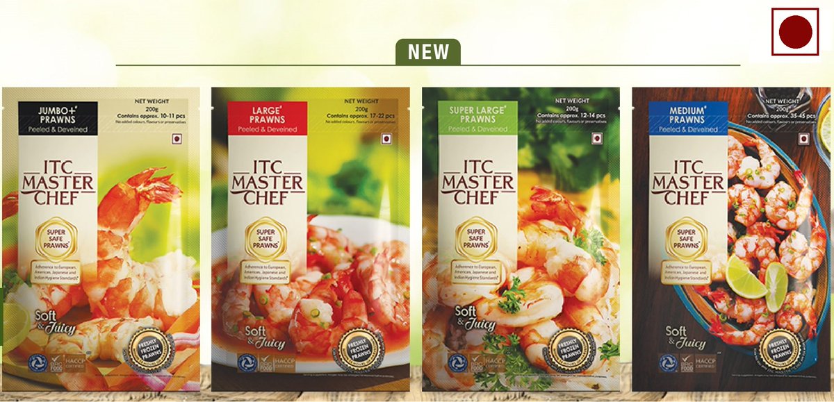 ITCHotels's tweet photo. Try @ITCMasterChef's new and delicious range of Freshly Frozen, Super Safe prawns &amp; dive into a sea of culinary adventure. #InspiringTastes https://t.co/PkGivlBcaV