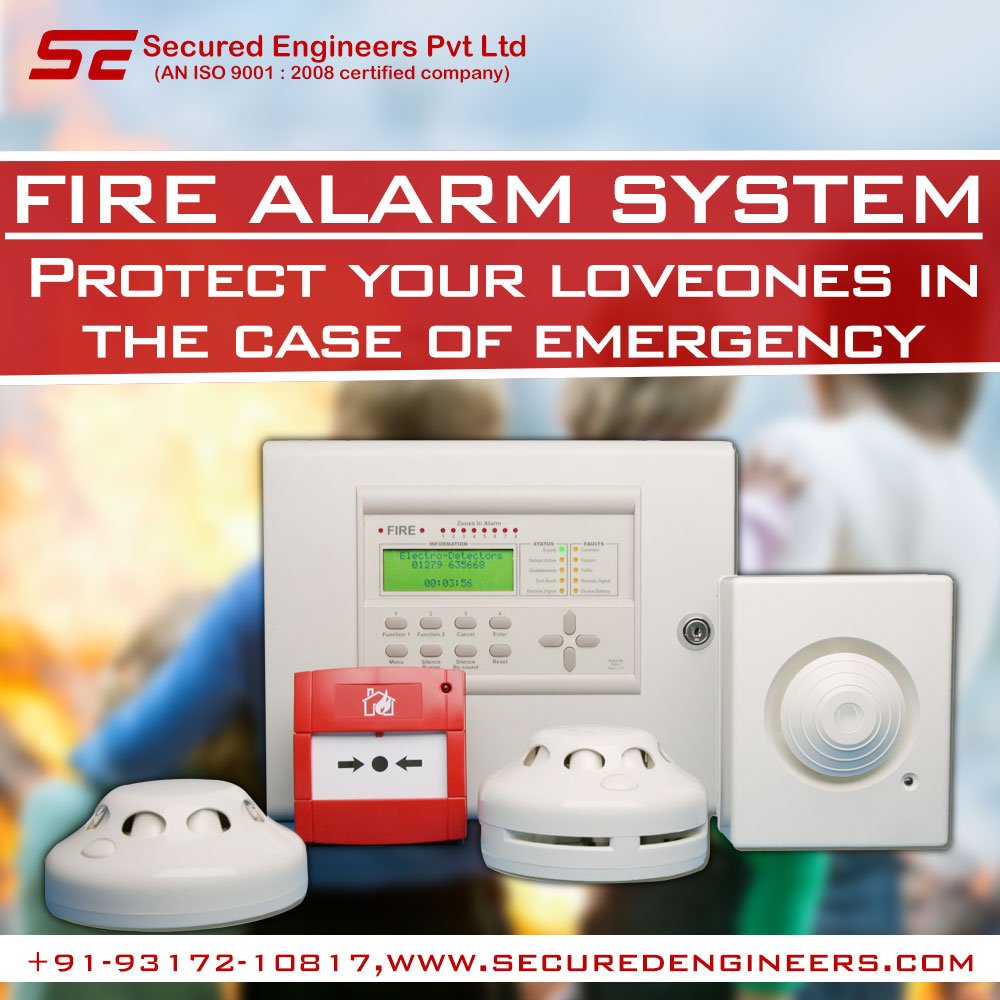 securedeng's tweet photo. Install a fire alarm as the first line of defence to protect your #friends and #family from damages caused by #fires. For inquiry visit at https://t.co/UvJQaXT7qh https://t.co/F1PyL5JtJF
