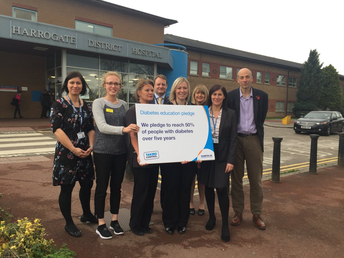 HarrogateNHSFT's tweet photo. With @DiabetesUK &amp; @HaRD_CCG we're committing to increasing the number of people with diabetes having free education https://t.co/W7p6hHZAyV https://t.co/w9uMbSrAhF