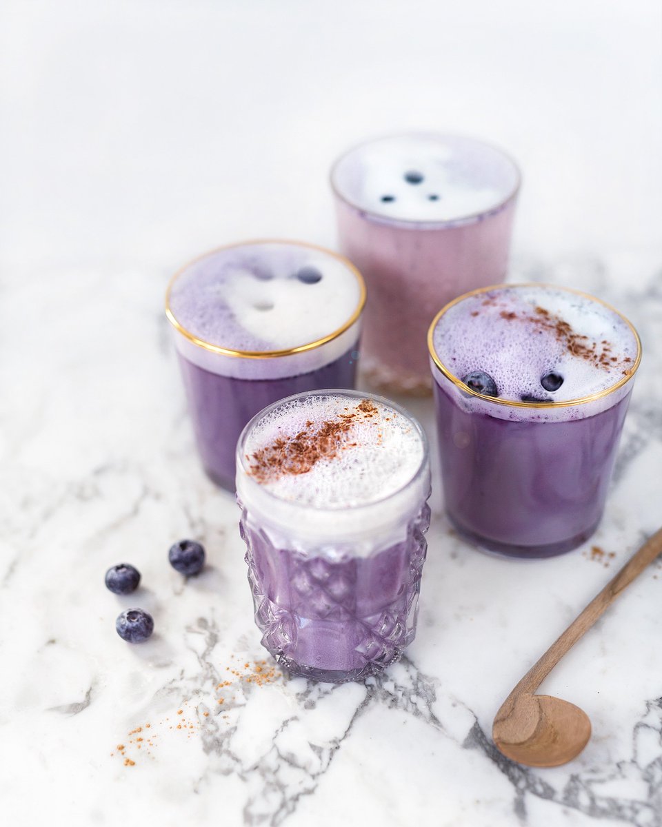 Created the hottest drink of the season: Winter Blueberry Latte. Get the recipe: instagram.com/p/Ba_6Rh0A90M/… #dreamlatte