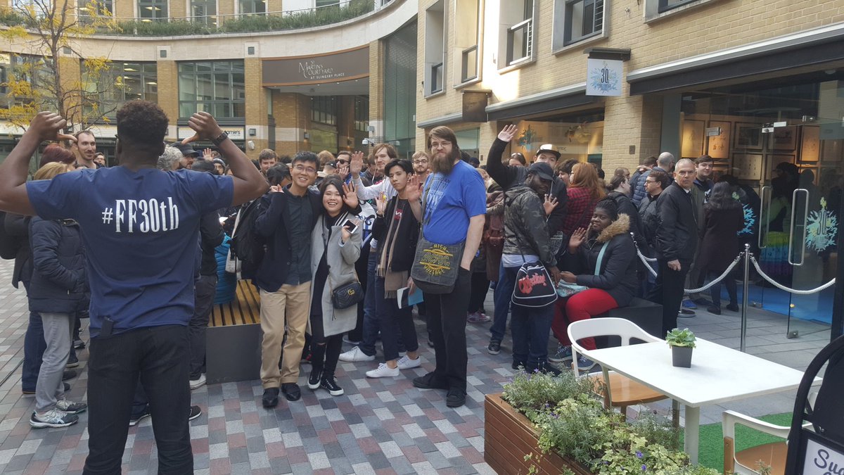 So many Final Fantasy fans are here already 😍 We hope you'll be joining them throughout the weekend! #FF30th

finalfantasy30.com/pop-up/