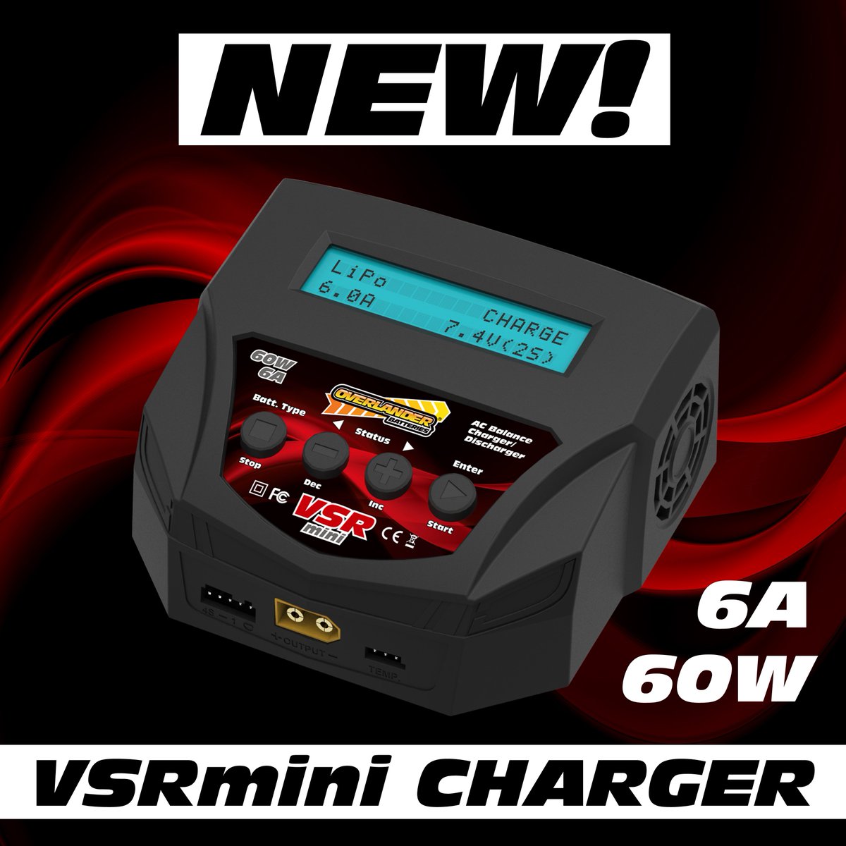 New VSRMini! A compact 6A/60W AC charger from Overlander: bit.ly/2gZ7NwT
