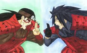 RealestSasuke's tweet photo. Uchiha vs Senju clan war: Madara vs Hashirama https://t.co/YPMWaVpWG1