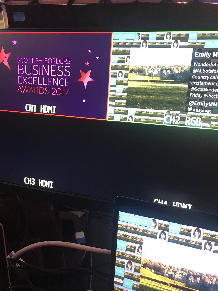 Looking forward to a great event at the Scottish Borders Business Excellence Awards #sbccbea