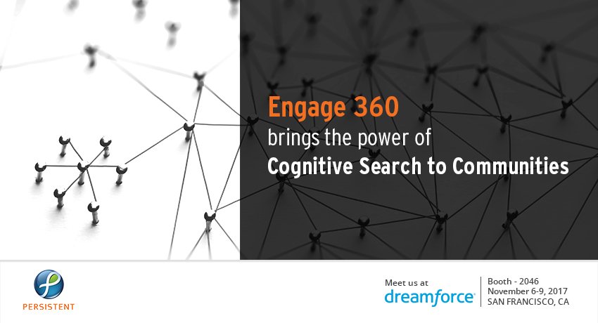 Persistentsys's tweet photo. Scattered data? No problem! #Engage360 assimilates disparate data to empower end users &amp; create truly engaged communities. #DF17 https://t.co/8hAECQxxEO