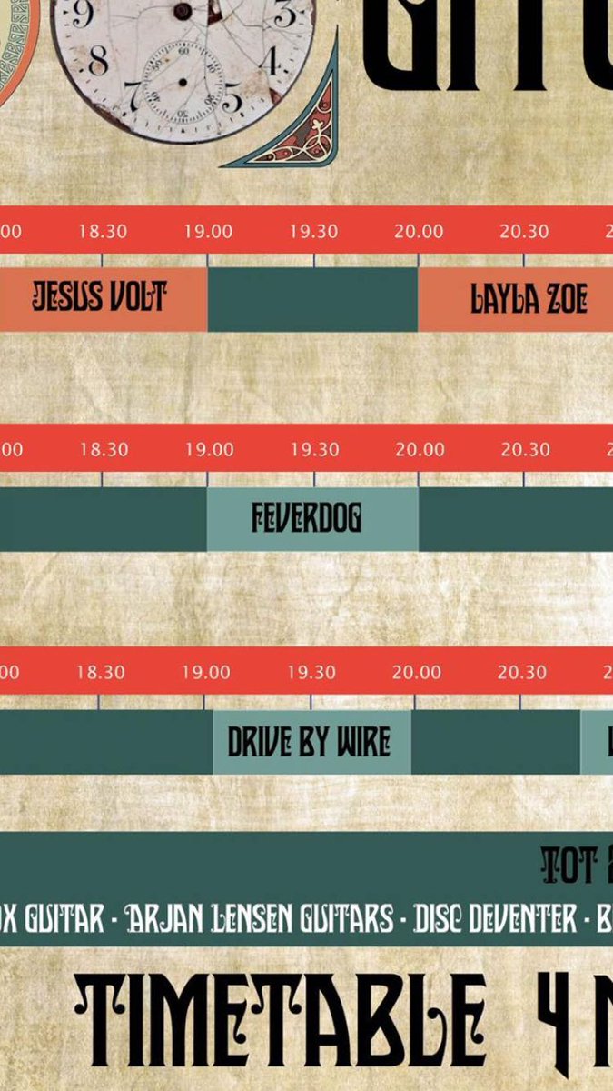 Vergeet niet vandaag nog je tickets te kopen in de vvk.  Via gitgoblues.nl