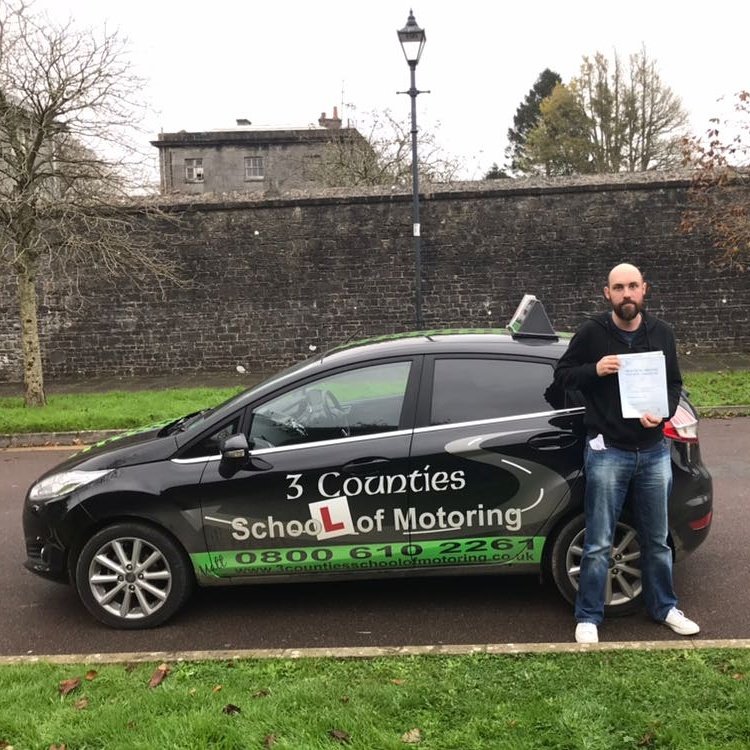 And today it’s Pete’s turn to pass with us at 3 counties, well done Pete a top effort this morning #drivesafeforlife #Pembrokeshire