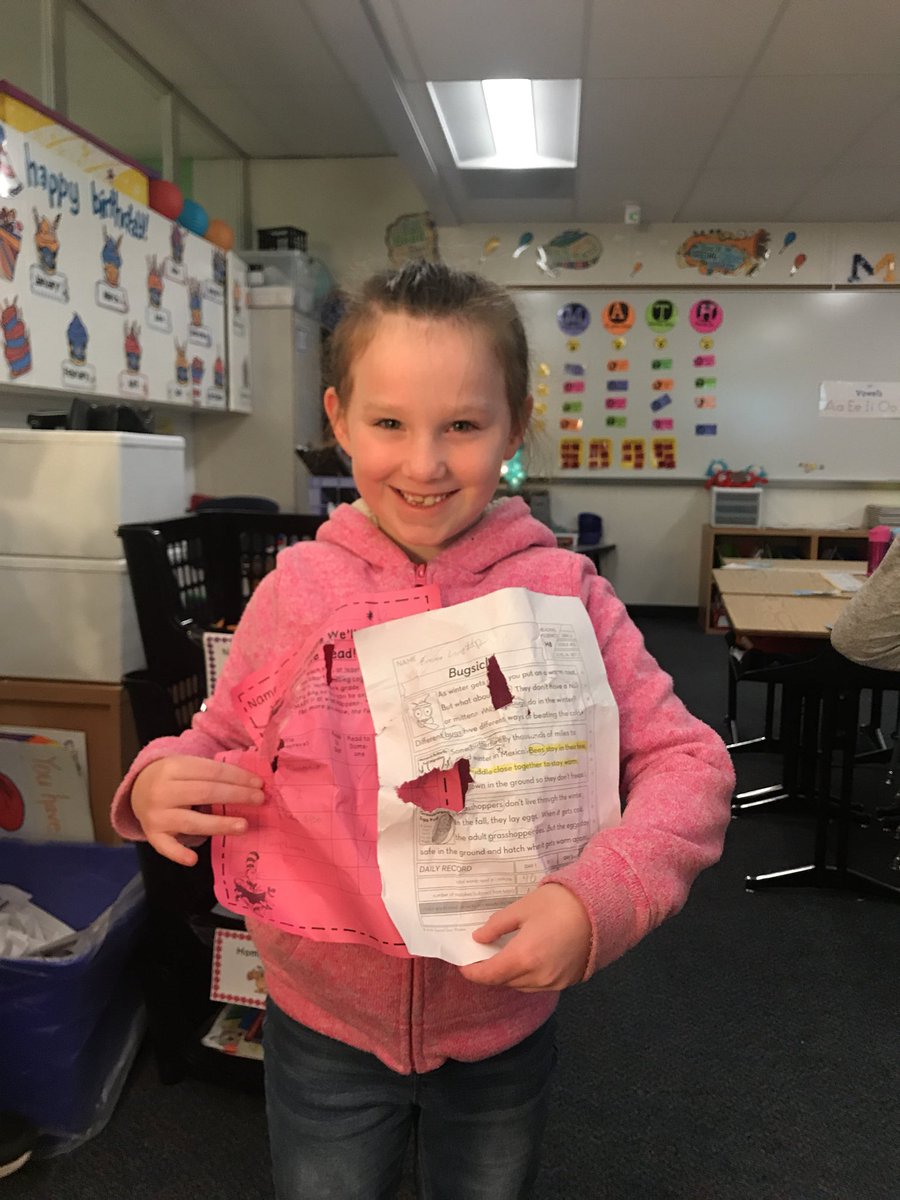 slcs_jwitkowski's tweet photo. First time for everything!! #dogatemyhomework #sayrestrong #seusstasticsecondgrade https://t.co/kiKGB6tOTz