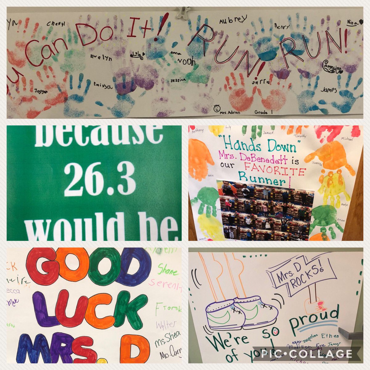 Loving the support and encouragement of my students (and teacher/friends) <a href="/nycmarathon/">TCS New York City Marathon</a> #nycmarathon