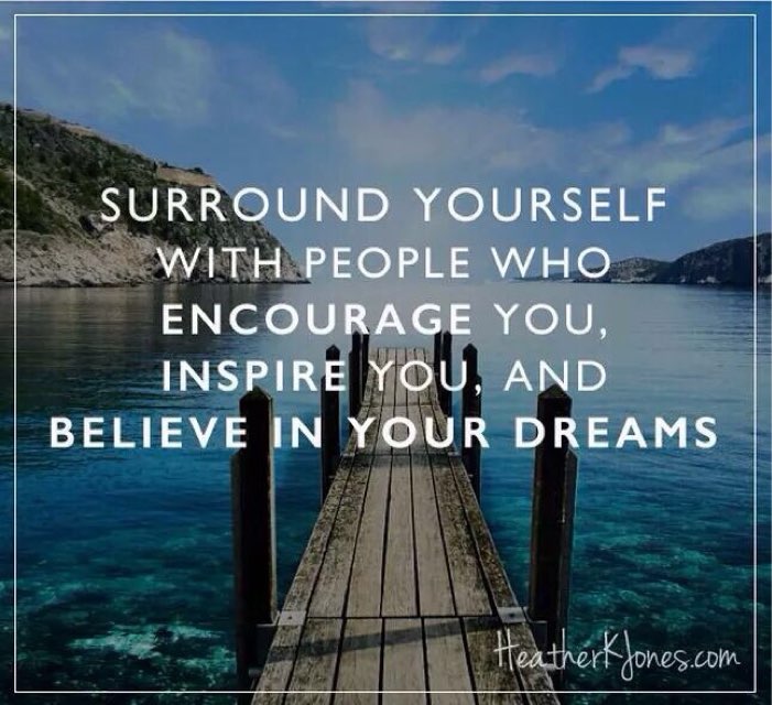 Surround yourself With Those who 
see the Greatness in You
We are the Average of 
the Five We surround
ourselves with
