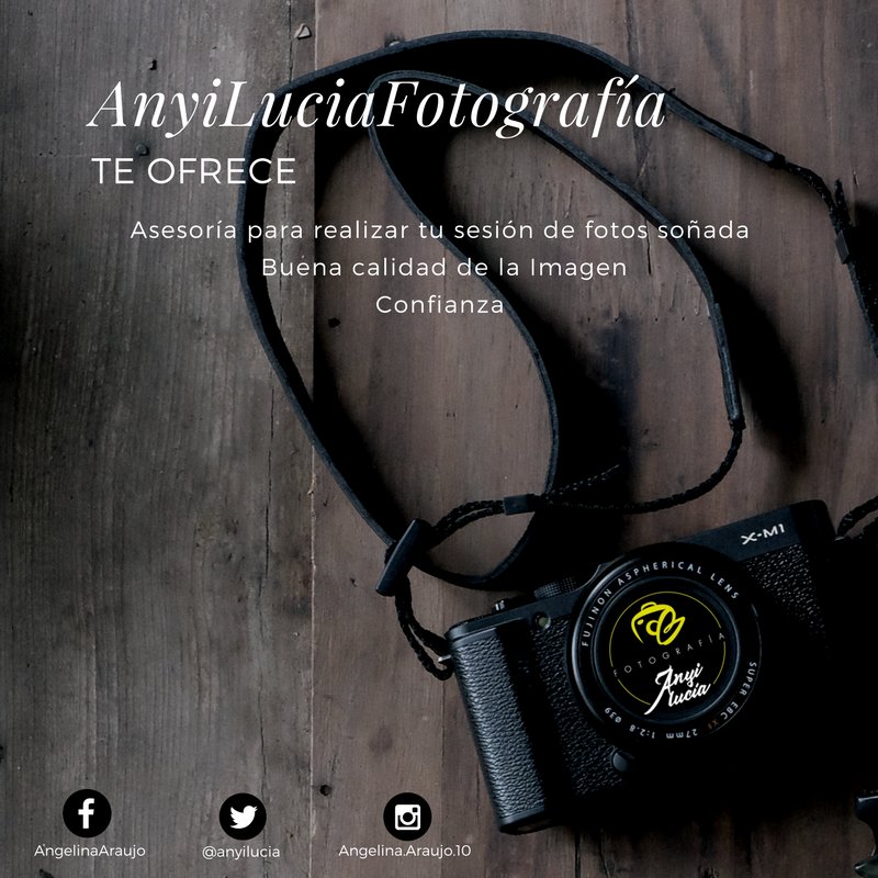 Anyilucia's tweet photo. Te esperamos para concretar tu sesión de fotográfica
#3Nov
#Fotografía
👇🏽📸 https://t.co/PiUcJisXAA
