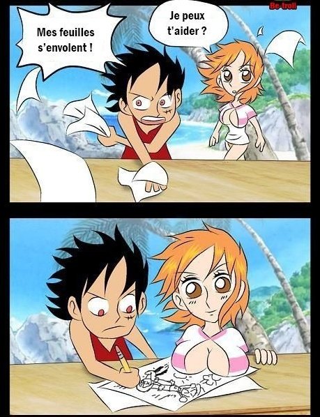 LuffyOff_'s tweet photo. "Le fan service dans One Piece ? Je ne vois pas de quoi tu par..." https://t.co/gzyWYQAwuG