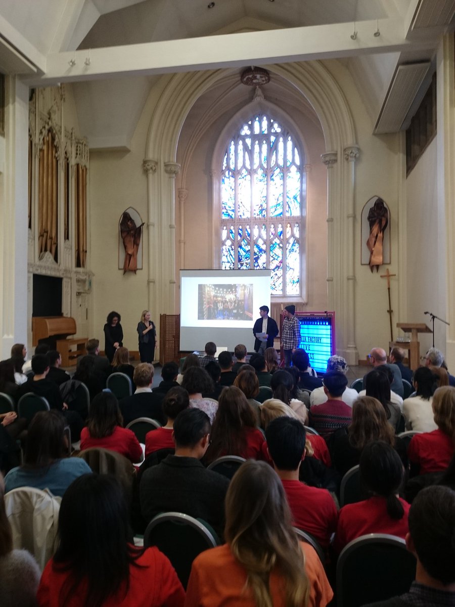 SSoA_Umbrella's tweet photo. Our presentation went down a treat! Big thanks to Sarah &amp; Seb @theatredelishef for coming and saying some nice words! #Lpsheff @SSoA_news https://t.co/WDRFNSSzLK