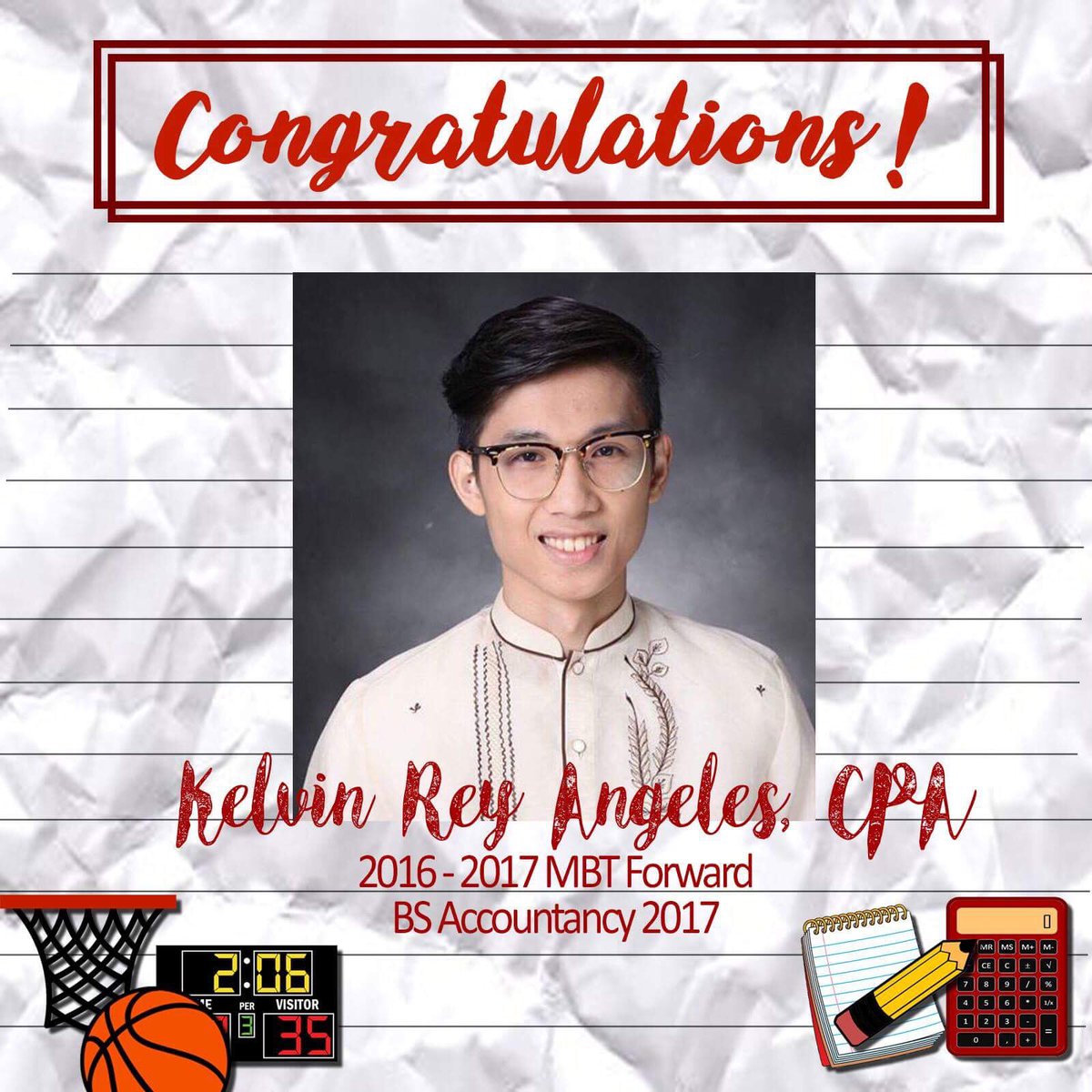 AMVBasketball's tweet photo. We would like to congratulate our former teammates who passed the recent CPA board exams. We are extremely proud of you! #HardworkGoodlife https://t.co/3xjvZZfjU9