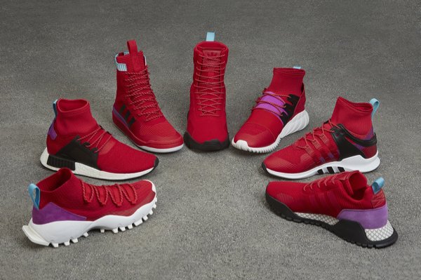 versheid's tweet image. adidas Originals onthult ‘Scarlet’ sneaker pack — versheid.com/2017/11/adidas…