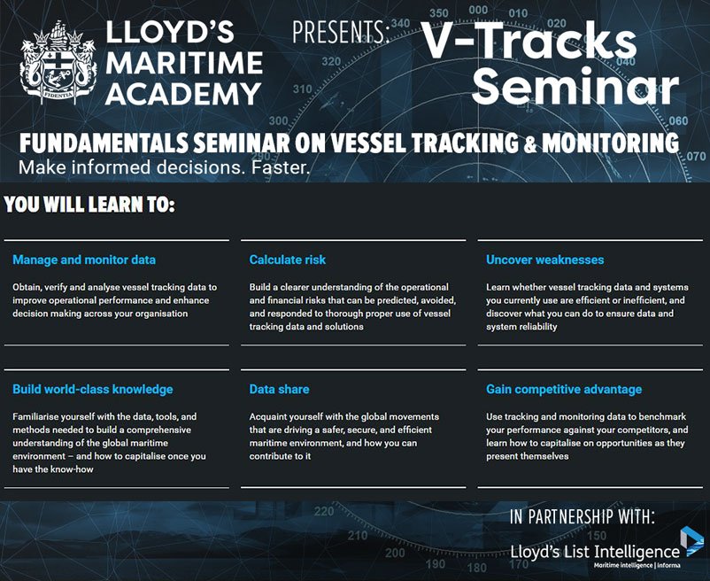 MaritimeIC's tweet photo. What will you learn at #VTracks? How to gain competitive advantage, uncover weaknesses &amp; much more! https://t.co/twW7FJui43 https://t.co/O2Fw2fJdPb
