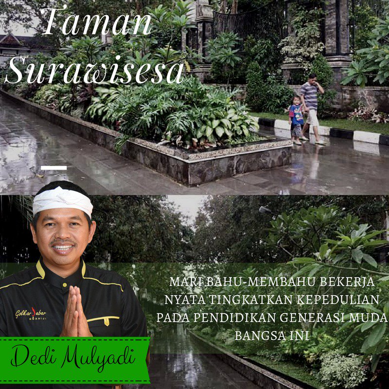 negativisme's tweet photo. #TamanSurawisesaPurwakarta cocok juga buat jalan-jalan bersama keluarga,  rindang dan segar udaranya, bebas polusi dan gratis https://t.co/mIKk1kwtLE