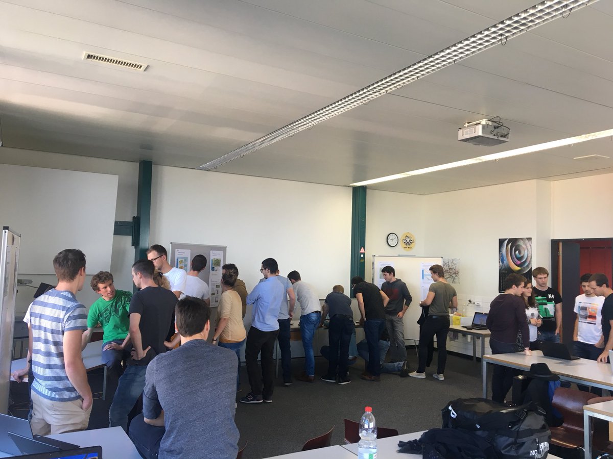 MartinChristen's tweet photo. 5th semester #Geomatics students @ivgiFHNW are presenring their #OpenData projects #Python https://t.co/ypxJiwTXQ5