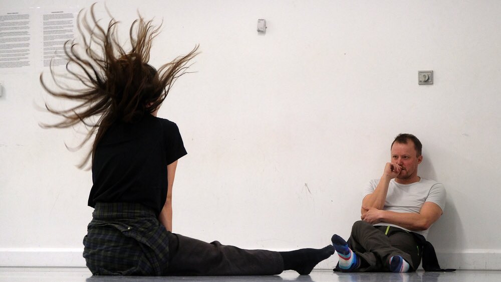 Our RnD of #Frankenstein ends <a href="/aberystwytharts/">Canolfan y Celfyddydau Aberystwyth Arts Centre</a> today. On Monday we transfer to @DawnsPowysDance #images <a href="/roy_dancer/">Roy Campbell-Moore</a> here: