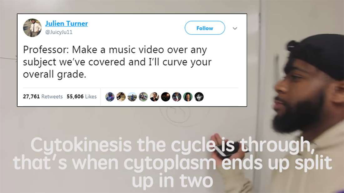 IFLScience's tweet photo. This Biology Student's Brilliant Musical Attempt At Getting Better Grades Has Gone Viral
https://t.co/uUlPT68YfY https://t.co/Ei3Tydp6T1
