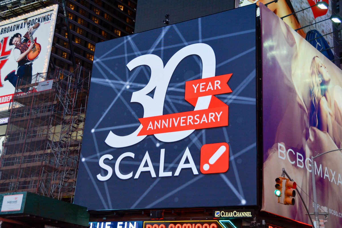 ScalaInc's tweet photo. Celebrating our 30th Anniversary was a blast! Thank you to everyone who made it happen. Cheers to many more! #Scala30 @Stratacache @PRNllc https://t.co/ZzLQ4trkI9