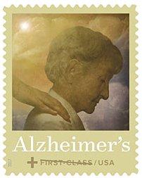 ALZIMPACT's tweet photo. #ICYMI @USPS previews the new #Alzheimers Disease Semipostal Stamp #StampOutALZ https://t.co/cvli9SIRXG https://t.co/1hVYqsLQqv