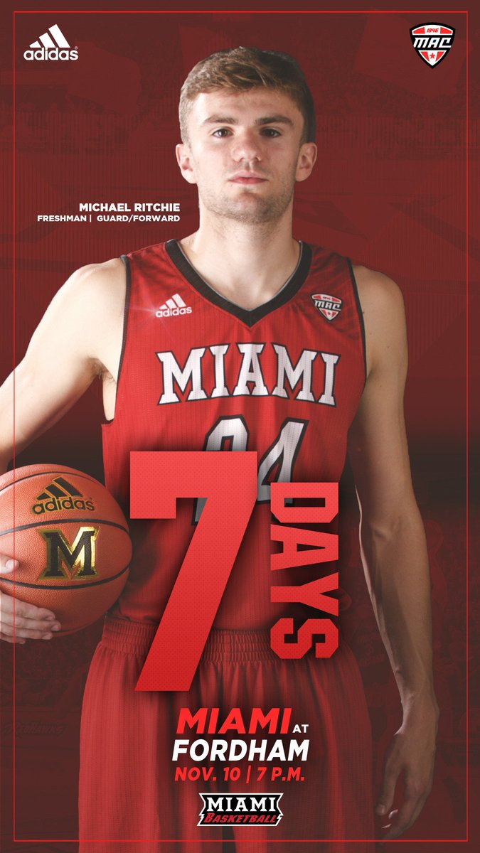 Only ONE WEEK AWAY! In 7 days we will be opening the season at Fordham! Remember to get a preview of the team as we take on Maryville in a FREE exhibition on Sunday at 2 p.m.!

#RiseUpRedHawks