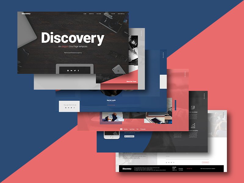 CSSFlow's tweet photo. Discovery – A Free One-Page Web PSD Template https://t.co/6H3wHvwJRO https://t.co/OpxrPxQF4K
