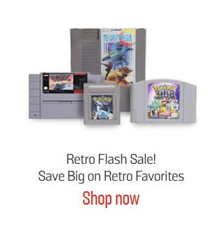 gamestop retro flash sale