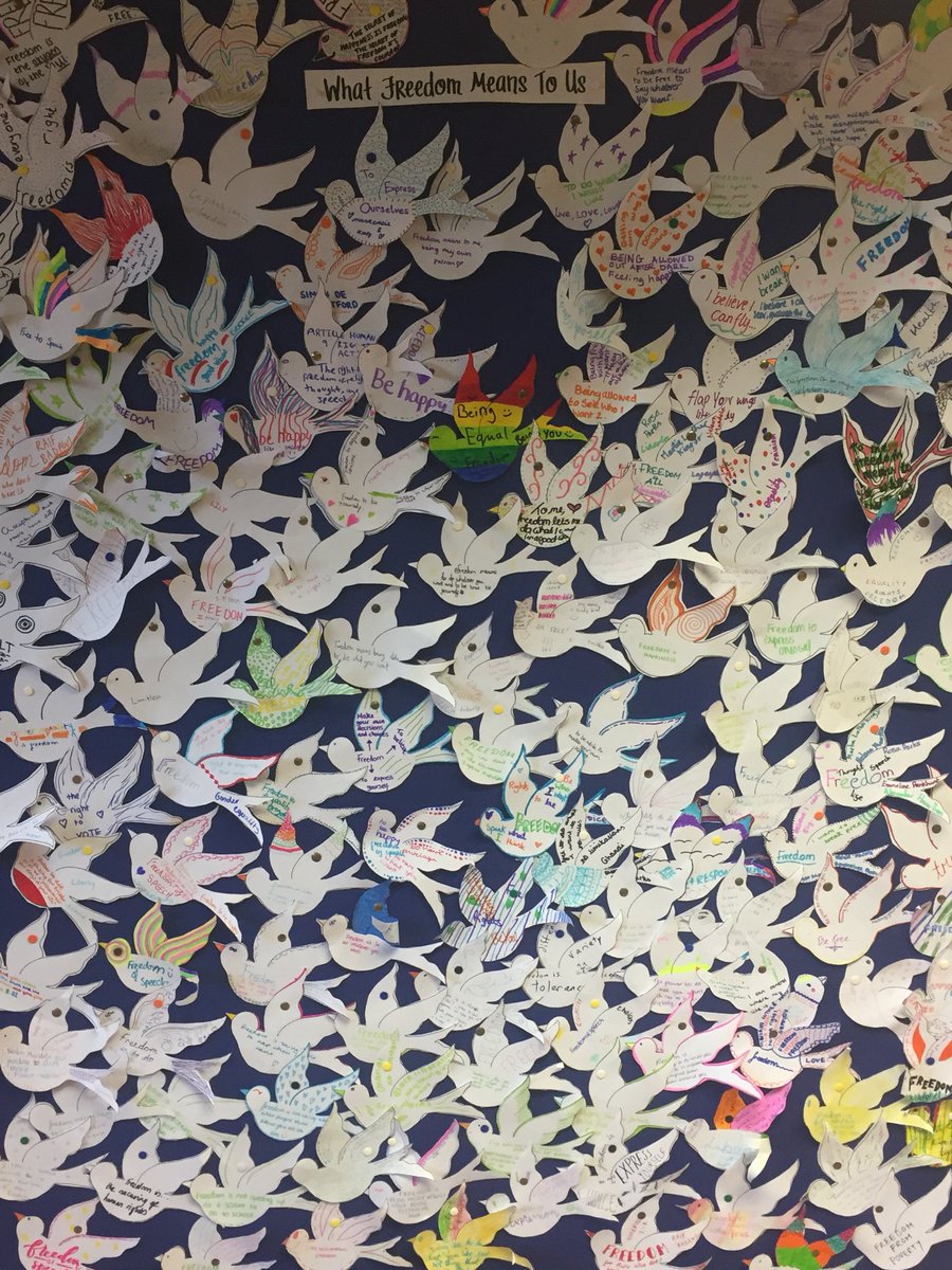 BSGupdate's tweet photo. 11A have been asking what freedom means to them.#tweetingfreedom https://t.co/Y5pEps8Dt9