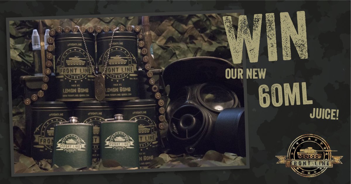 #WIN a 60ml #FrontLine juice! RT, follow &amp; tweet us with the best award you've won #FrontLine. Ends tomorrow. Good luck! #Competition