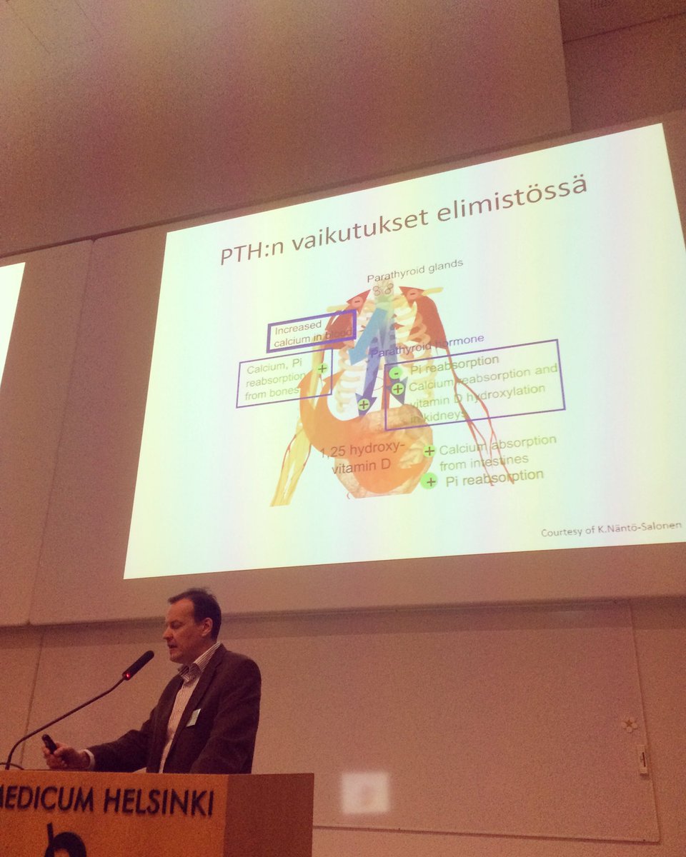 NicoKluger's tweet image. Matti Hero talks about hypoparathyroidism in #APECED #APS1 #endopäivät2017 #helsinki